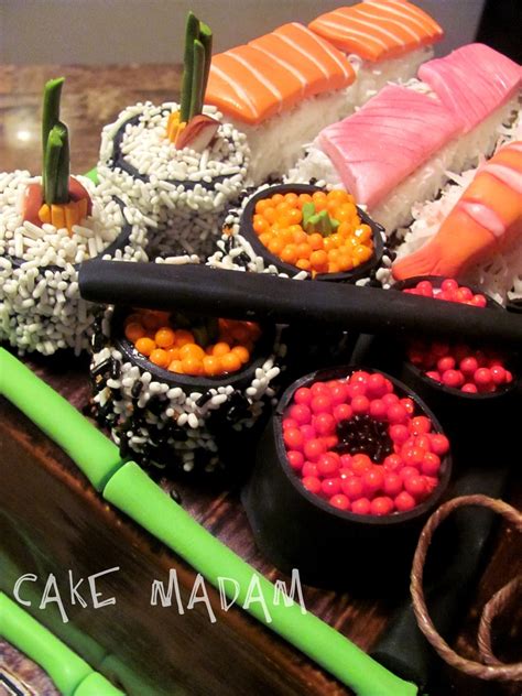 Sushi Cake - CakeCentral.com