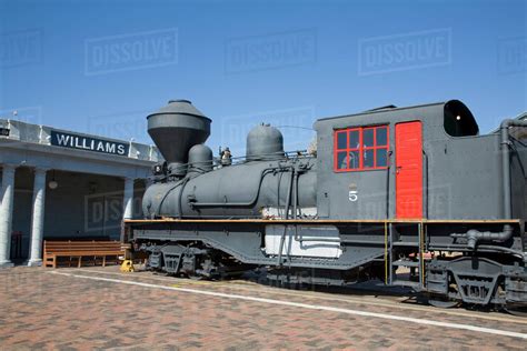 AZ, Arizona, Williams, home of the Grand Canyon Railway, vintage steam ...