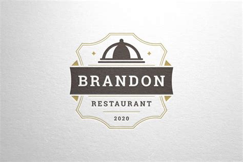 Restaurant retro vintage logotype