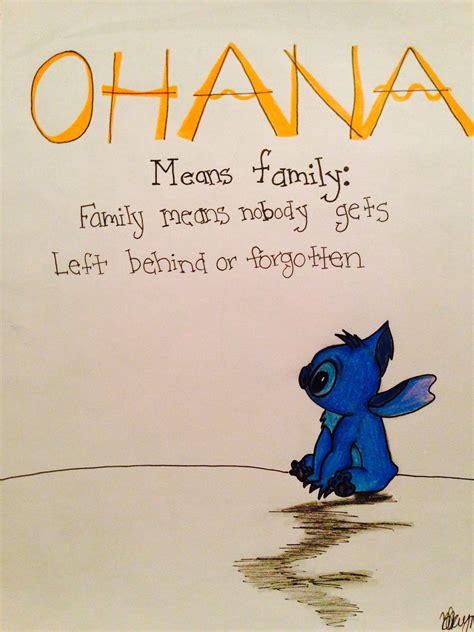 Love this quote ️ | Ohana means family, Quotes, Poster