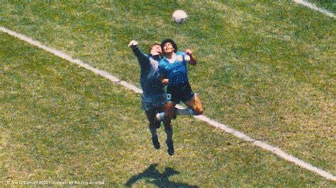 Long-lost photo of Diego Maradona's 'Hand of God' goal discovered in ...