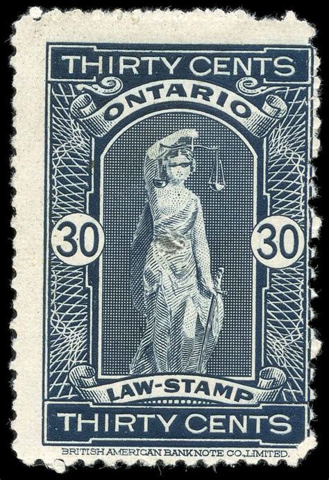 Buy Revenue #OL71 - Law Stamps (1929) 30¢ | Arpin Philately