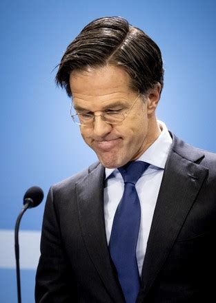 Outgoing Prime Minister Mark Rutte During Editorial Stock Photo - Stock ...