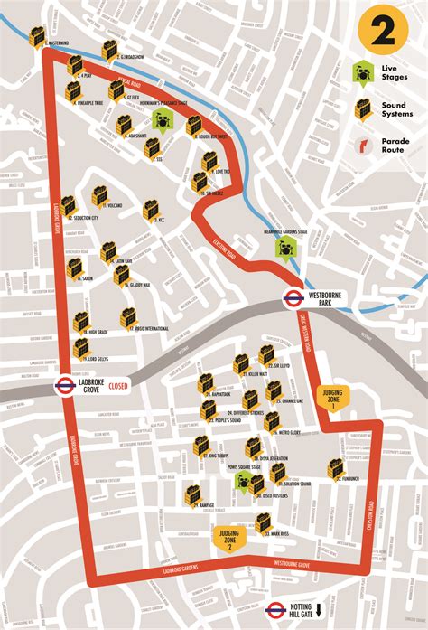 London Notting Hill Carnival 2018 Guide, Route Map - SimplSam Creative ...