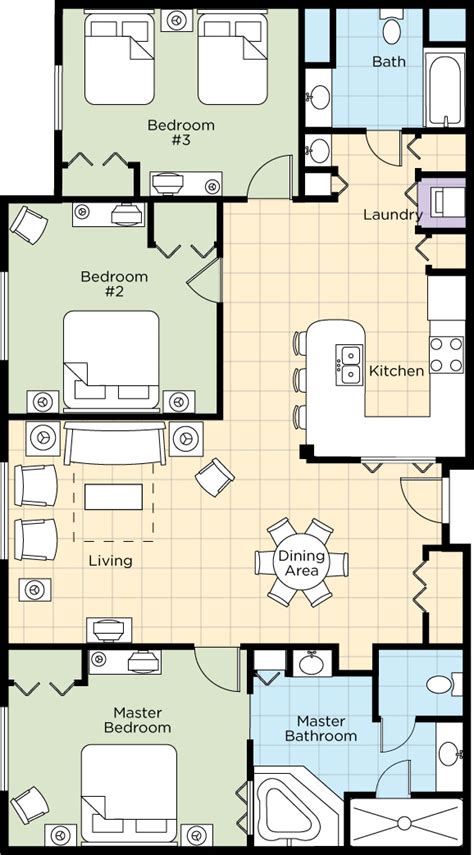 Wyndham Grand Desert 2 Bedroom Floor Plan | Floor Roma