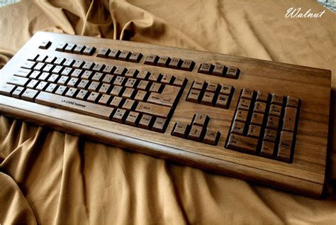 Custom Made Cherry Wood Keyboard - Cherry Mechanical MX | eBay