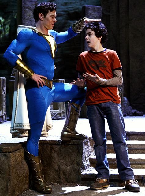 Adam Brody and Jack Dylan Grazer on the set of Shazam! in 2020 | Shazam, Shazam movie, Adam brody