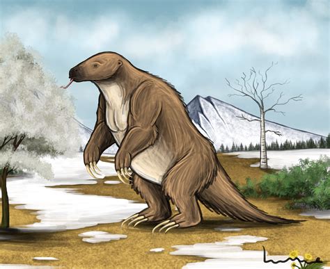 Giant Ground Sloth by Louisetheanimator on DeviantArt