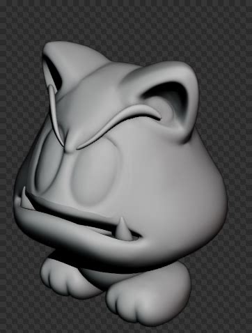 STL file Mario Cat Goomba 🐱・3D printable model to download・Cults