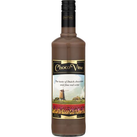 ChocoVine Dutch Chocolate and Fine Red Wine (750 ml) - Instacart