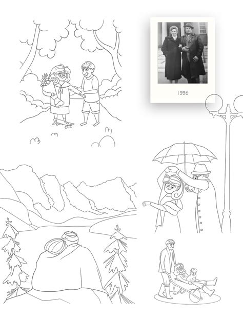 Memory book for grandparents on Behance