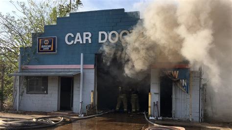 Firefighters Fight Commercial Building Fire Near Downtown OKC