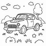 Premium Vector  Car coloring Page sketch template