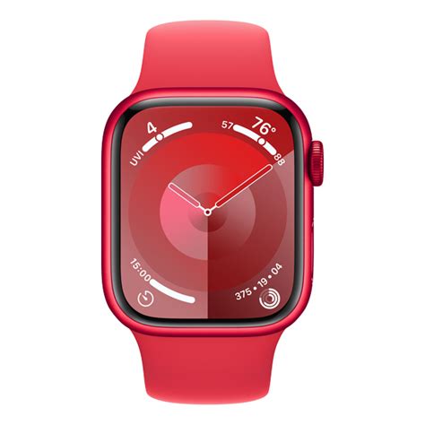 Apple Watch S9 GPS 45mm RED Aluminium Case RED Sport Band ML