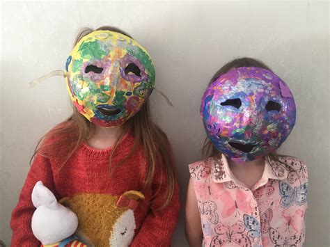 How to make paper mache masks - Twin Mummy and Daddy