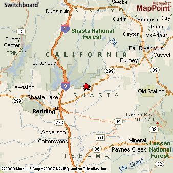 Bella Vista, California Area Map & More