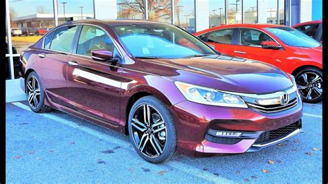 2016 Honda Accord Sport Start Up, Review and Full Tour - YouTube