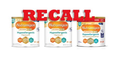 Select Batches of Nutramigen Hypoallergenic Infant Formula Powder ...