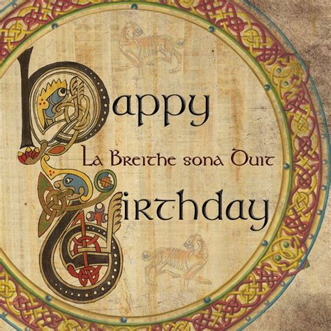 25 best celtic birthday cards images on Pinterest | Greeting cards for birthday, Birthday cards ...