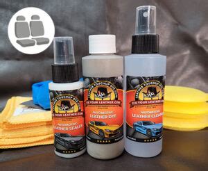 Automotive Leather Dye Repair Kit – Medium 4oz | LeatherTouchupDye.com