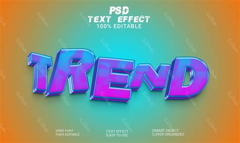Trend Uneven Distortion Font Style Effect | Photoshop PREMIUM PSD File