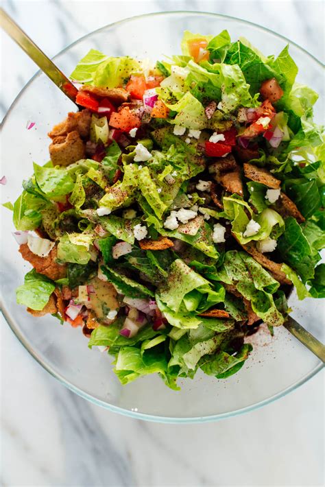 Fattoush Salad Recipe with Mint Dressing - Cookie and Kate