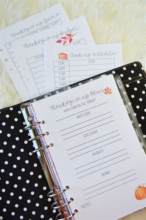 Free A5 Printable Inserts for Your Planner - Planning Inspired