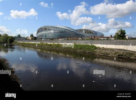 Soccer - Aviva Stadium - Dublin. General view of the Aviva Stadium in Dublin, Ireland Stock ...