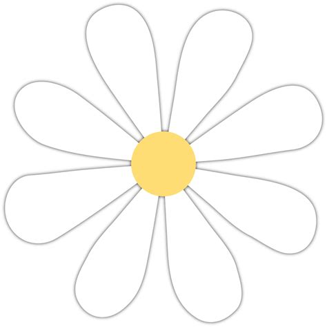 Daisy Svg Flower Svg Silhouette Cut File Png Dxf Cricut Decal | Images ...