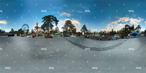 360° view of Chelyabinsk, attractions at Gagarin park - Alamy