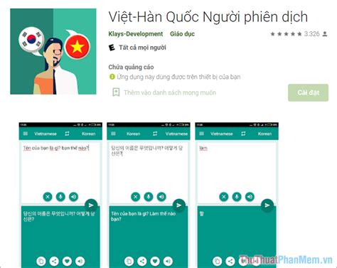 Top 5 app dịch tên sang Tiếng Hàn miễn phí tốt nhất 2024