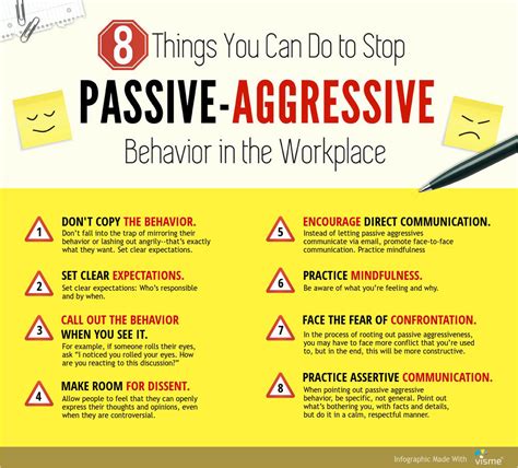 8 Things to Stop Passive-Aggressive Behavior in Workplace