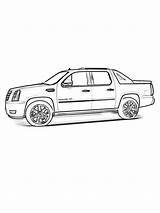 Cadillac Coloring Pages sketch template