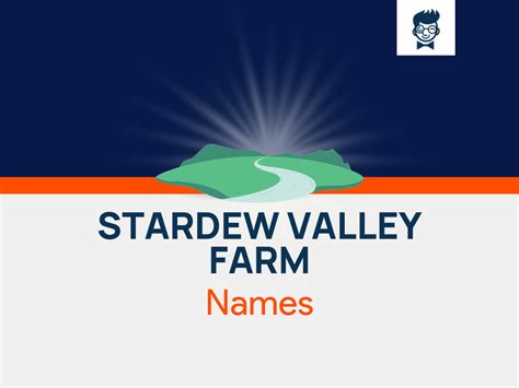 Stardew Valley Farm Names: 540+ Catchy And Cool Names - BrandBoy