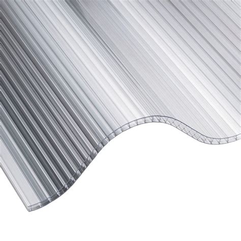 6mm Clear Corrugated Triplewall Polycarbonate Roof Sheet | Roofing Ventilation