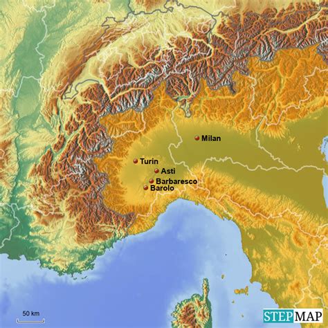 The Piedmont Plateau Map