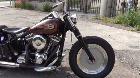 Harley Davidson Fat Boy 2004 bobber - YouTube