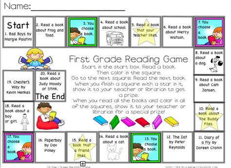 Library Learners: Reading Games for your Students