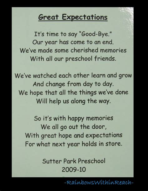 End of the Year Keepsakes + Rhymes | Preschool poems, Preschool graduation, Graduation speech