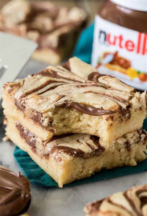 Nutella Blondies - My Rezepte