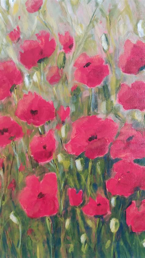 Pink Poppies - Sold!