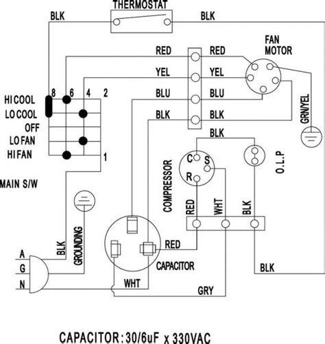 Window Ac Capacitor Wiring