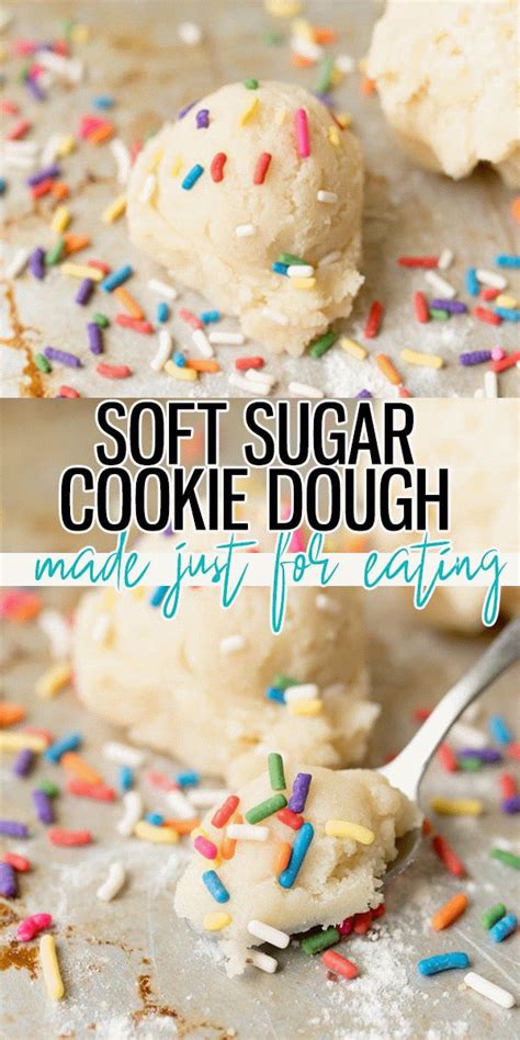 Egg Free Sugar Cookie Dough is exactly what the name states.. Sugar Cookie Dough without th ...
