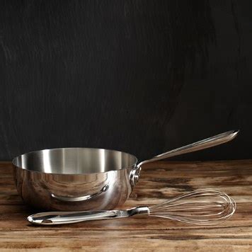 All-Clad Stainless Steel 2 Quart Saucier with Whisk | Bloomingdale's