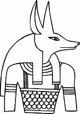 Anubis Just Coloring Page  Wecoloringpagecom sketch template