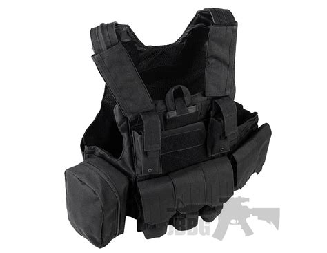 Ciras Mar Tactical Vest 600D - Black - Just Airsoft Guns