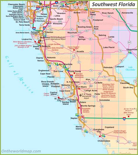 Southwest Florida Area Map Sarasota Area Map Search - Area Map Search ...