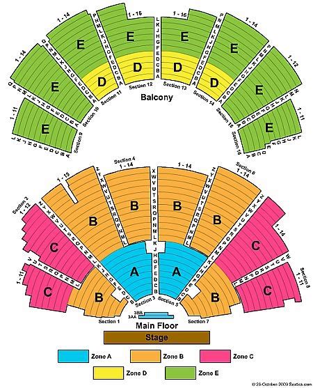 Grand Ole Opry Seating Chart Main Floor - Chart Walls