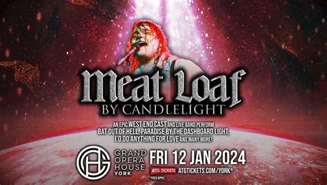 Meat Loaf By Candlelight at Grand Opera House, York, Grand Opera House ...