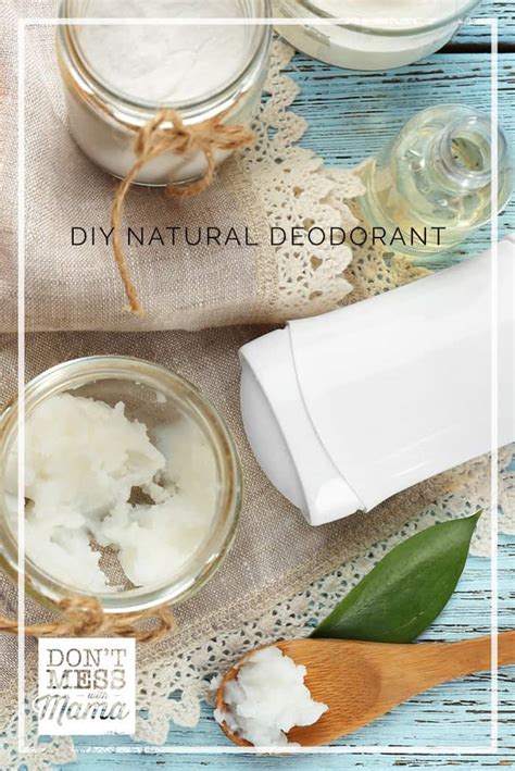 Natural Homemade Deodorant Solid Recipe - Don't Mess with Mama